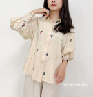 DONA SHIRT / ATASAN KEMEJA BORDIR IMPORT