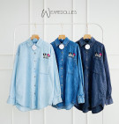 EDERA DENIM SHIRT / KEMEJA DENIM MICKEYMINNIE