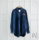 EDERA DENIM SHIRT / KEMEJA DENIM MICKEYMINNIE