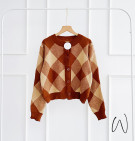 EIRA KNIT OUTER / CARDIGAN MOTIF SQUARE