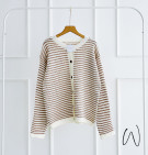 ELSA KNIT OUTER / CARDIGAN STRIPES IMPORT