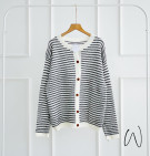 ELSA KNIT OUTER / CARDIGAN STRIPES IMPORT