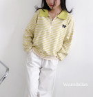 ENZY KNIT TOP / ATASAN POLO KNIT PREMIUM