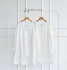 ERRINA WHITE SHIRT / ATASAN BROKAT