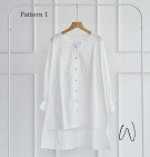 ERRINA WHITE SHIRT / ATASAN BROKAT