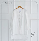 ERRINA WHITE SHIRT / ATASAN BROKAT