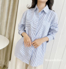 EVERLY SHIRT / KEMEJA WANITA STRIPES BASIC