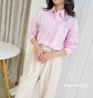 EVERLY SHIRT / KEMEJA WANITA STRIPES BASIC