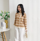 FAHIRA KNIT TOP / ATASAN KNIT DUA KANCING