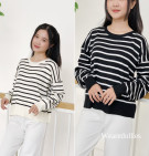 FAISA KNIT TOP / ATASAN KNIT STRIPES