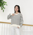 FAISA KNIT TOP / ATASAN KNIT STRIPES