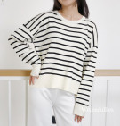 FAISA KNIT TOP / ATASAN KNIT STRIPES