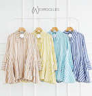 FALNA STRIPES TOP / KEMEJA GARIS GARIS