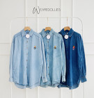 FARCHA DENIM SHIRT / KEMEJA DENIM BORDIR