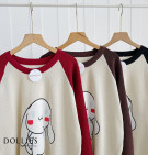 FETY TOP / ATASAN RAJUT RIBB SABLON RABBIT