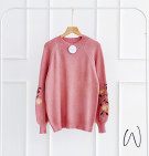 FIOLA KNIT SWEATER / SWEATER BORDIR