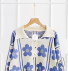 FLORA DAISY BLUE  / BLOUSE KNIT BUNGA