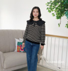 FLORI TOP / ATASAN KNIT KERAH KATUN