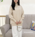 FOXY KNIT BLOUSE / KNIT BLOUSE OVERSIZE