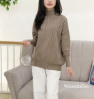 FOXY KNIT BLOUSE / KNIT BLOUSE OVERSIZE