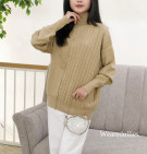 FOXY KNIT BLOUSE / KNIT BLOUSE OVERSIZE