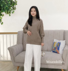 FOXY KNIT BLOUSE / KNIT BLOUSE OVERSIZE