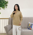 FOXY KNIT BLOUSE / KNIT BLOUSE OVERSIZE