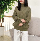 FOXY KNIT BLOUSE / KNIT BLOUSE OVERSIZE