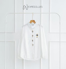 GANA WHITE SHIRT / KEMEJA PUTIH BORDIR