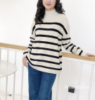 GARDENIA KNIT SWEATER / SWEATER KNIT MOTIF STRIPES