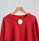 GEDA BOUSE / BLOUSE KAOS MERAH LENGAN 7/8