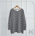 GERRIL STRIPES TOP / ATASAN KAOS OVERSIZE