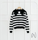 GHANDY STRIPES BLOUSE / ATASAN KNIT STRIPES