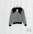 GHANDY STRIPES BLOUSE / ATASAN KNIT STRIPES