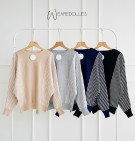 GHENAMI KNIT BLOUSE / BLOUSE KNIT IMPORT