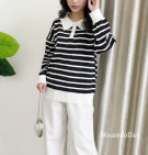 GHIO KNIT TOP / ATASAN STRIPES KNIT WANITA