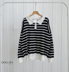 GHIO KNIT TOP / ATASAN STRIPES KNIT WANITA