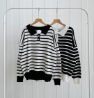 GHIO KNIT TOP / ATASAN STRIPES KNIT WANITA