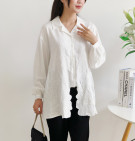 GIAN WHITE SHIRT / KEMEJA PUTIH BORDIR