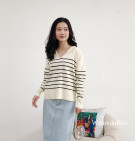 GIOLA KNIT TOP / ATASAN KNI WANITA KERAH LEBAR