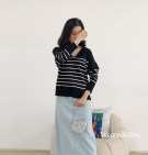 GIOLA KNIT TOP / ATASAN KNI WANITA KERAH LEBAR