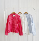 GIVE SHIRT / KEMEJA POLOS  MIX RUFFLE