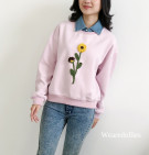 GLADIO SWEATER / SWEATER KERAH DENIM IMPORT