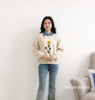 GLADIO SWEATER / SWEATER KERAH DENIM IMPORT