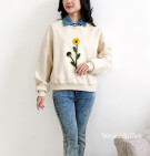 GLADIO SWEATER / SWEATER KERAH DENIM IMPORT