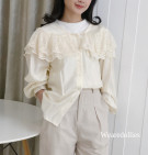 GLORIA TOP / ATASAN KERAH RUFFLE IMPORT