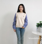 HANI BLOUSE / BLOUSE KNIT MIX KATUN BASIC