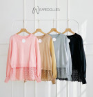 IZA BLOUSE / KNIT BLOUSE IMPORT