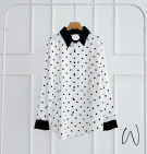 ILYA POLKA SHIRT / ATASAN KEMEJA POLKA