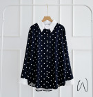 ILYA POLKA SHIRT / ATASAN KEMEJA POLKA